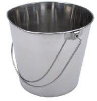 Stainless Steel Pail Bucket With Matt finish