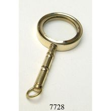 Brass antique magnifying glass