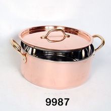 Hammered Copper Soup Pot