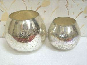 Glass Candle Holders