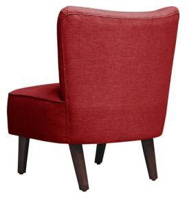 Modern Wooden Upholstered Accent Chair