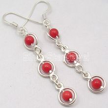 Coral Earrings