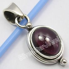 stone garnet pendant