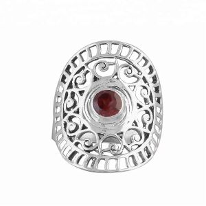 Elegant and Attractive Garnet Stone Rings