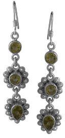 Peridot Gemstone earring