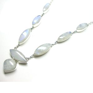 Rainbow Moonstone Necklace