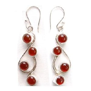 Red Onyx Dangle Earring