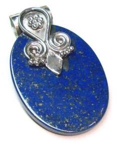 Tear Drop Cabochon Stone Pendant