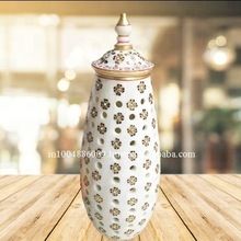 Modern Handicraft Painted Marble Lamp