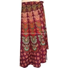 Mandala Wrap Cotton Skirt