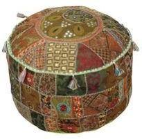 Patchwork Ottoman Poufs