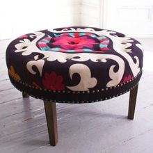 Suzani Foot Stool