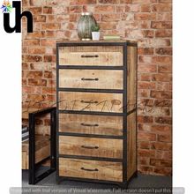 Industrial Tall Chest Drawer