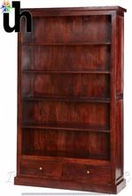 wooden bookcase Jaipur Dark Mango Large Bookcase