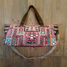 BANJRARA EMBROIDERY MIRROR TOTE BAG