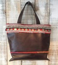 HANDMADE LEATHER EMBROIDERY BAG