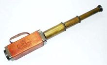 Antique Brass Nautical Telescope