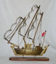 Brass Decorative Ship Model