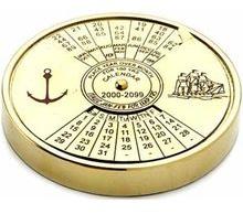 Hundred Year Brass Calander Gift