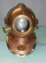 Nautical Brass and Copper Finish Steel Metal Anchor Engineering Diving Helmet,