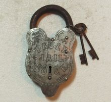 Old Rusty Iron Lock