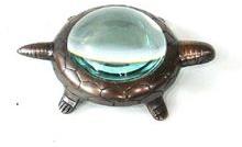 Tortoise desktop Antique Brass magnifying glass