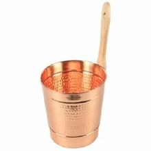 HAMMER FINISH COPPER SAUNA BUCKET