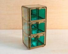 METAL BRASS TRINKET BOX