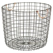 METAL WIRE IRON FRUIT BASKET WITH COPPER HANDLE
