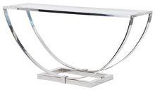 Stainless Steel Table Mirror Polished Console Table