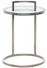 Contemporary Stainless steel tea table Glass Top Coffee Table