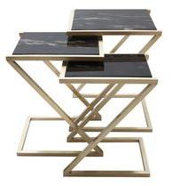 Metal And Marble Table