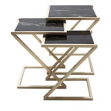 Metal And Marble Table Set