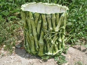 Fiberglass Bamboo Planter