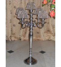 crystal candelabra wedding centerpieces