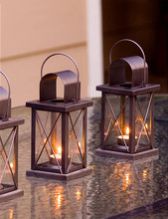 Metal Decorative wedding table hanging lantern