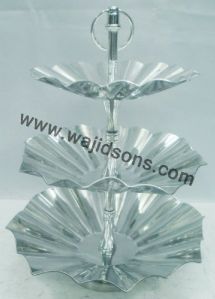 aluminium metal cake stand