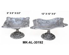 Aluminium Fruit Bowl With Stand