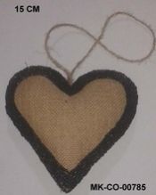 Heart Shape Hanging Christmas Ornament