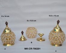 Indian Crystal Diamond Diya
