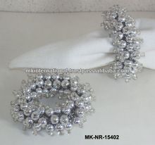 Pearl Beaded Napkin Rings