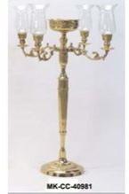 Wedding Candelabra Hurricane Glass Centerpiece