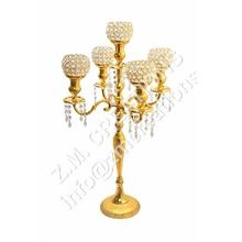 gold crystal candelabra