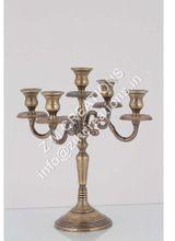 Raw Aluminium Candelabra