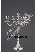 silver candelabra