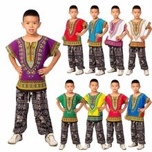 Childs Kids African Traditional Dashiki Tribal