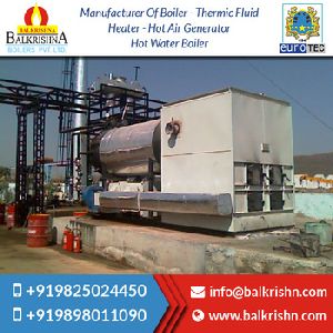 Horizontal Three Pass Manual Fired Thermal Heater