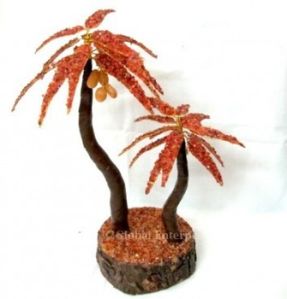 Red Carnailain Palm Stone Tree