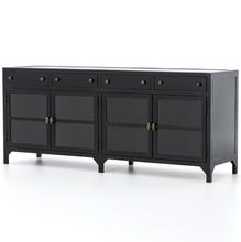 Black Metal Media console