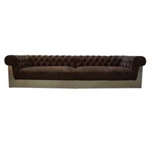 genuine leather aviator chesterfield sofa